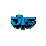 JT Racing - 3D logo - blue & black decal - Old School BMX - Bmx Products AU