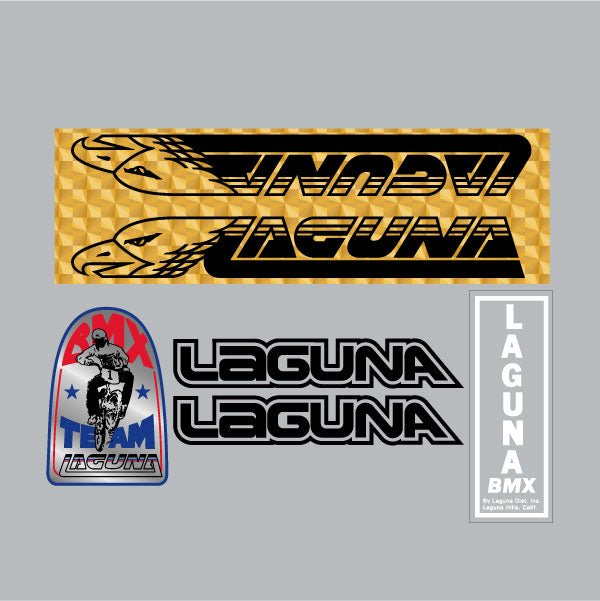 Laguna - Eagle Hustler 101 decal set - old school bmx - Bmx Products AU