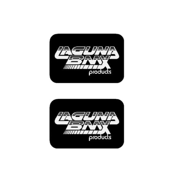 Laguna - Seat clamp decals in BLACK - old school bmx - Bmx Products AU