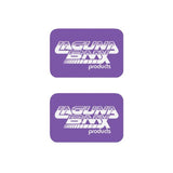 Laguna - Seat clamp decals in PURPLE - old school bmx - Bmx Products AU