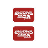 Laguna - Seat clamp decals in RED - old school bmx - Bmx Products AU