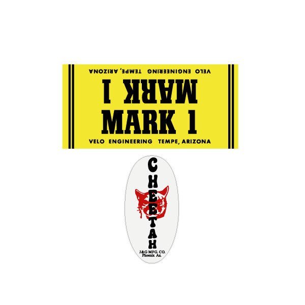 Mark 1 - Cheetah - by Velo - White decals - old school bmx - Bmx Products AU