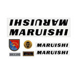 Maruishi - Black on clear - old school bmx - Bmx Products AU