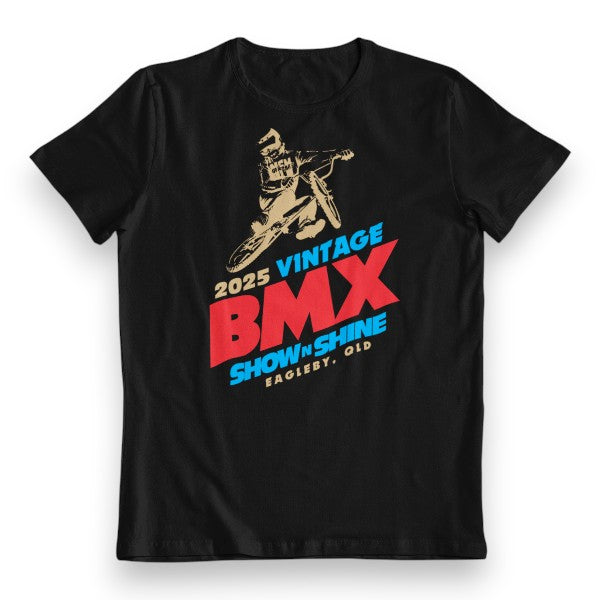 BMX Show - 2025 - Eagleby Qld - Tshirt - Black