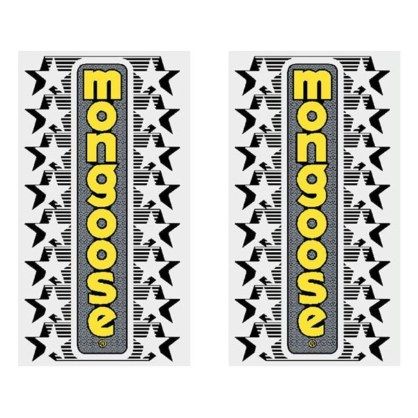 Mongoose - 1984 Californian YELLOW Decal set - Old school bmx - Bmx Products AU