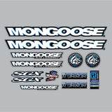 Mongoose - 1997 SGX - Polished frame - Decal set - old school bmx - Bmx Products AU