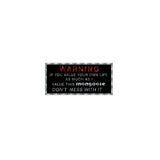 Mongoose 2 color PRISM Warning decal. - Old school bmx - Bmx Products AU