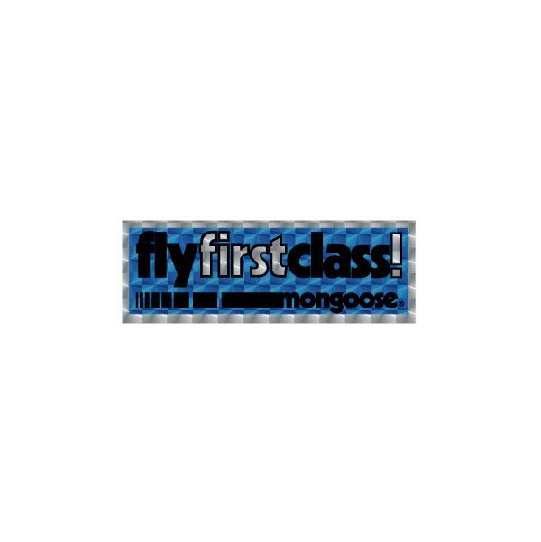 Mongoose - FLY FIRST CLASS BLUE PRISM decal - Old school bmx - Bmx Products AU