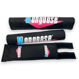 Mongoose Nylon pad set - BLACK 1987 - old school bmx - Bmx Products AU