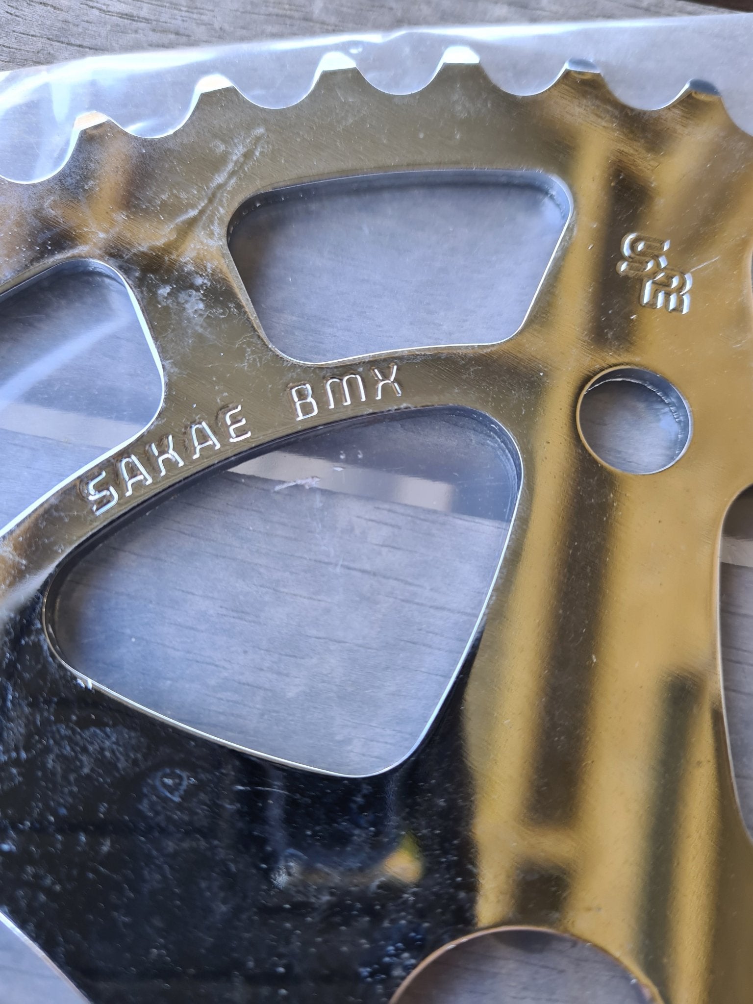 NOS - SR - 46T Chainwheel in Chrome - Bmx Products AU