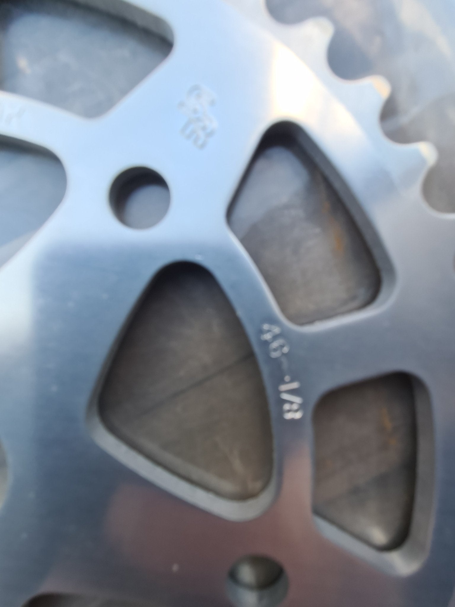 NOS - SR - 46T Chainwheel in Silver - Bmx Products AU
