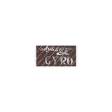 Odyssey - Gyro Cable - Brown on chrome decal - old school bmx - Bmx Products AU
