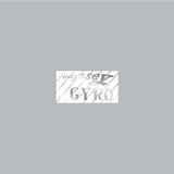 Odyssey - Gyro Cable - White on chrome decal - old school bmx - Bmx Products AU
