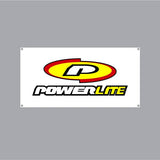Powerlite - 90's Red Yellow White Banner - Bmx Products AU