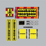Racergoose - BMX decal set - old school bmx - Bmx Products AU