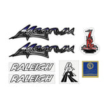 Raleigh - Magnum Blue Fade Aussie decal set - Old school bmx - Bmx Products AU