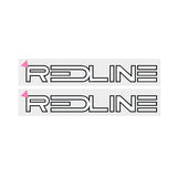 Redline - 1985 Fork decals - White Pink - Old school bmx - Bmx Products AU