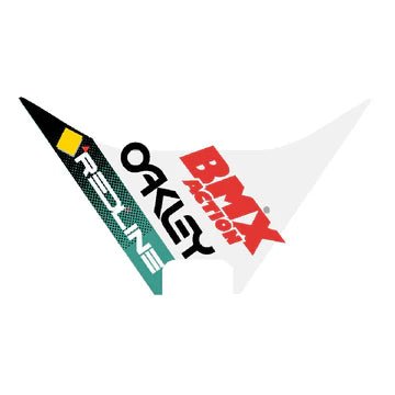 REDLINE - 1986 Forklifter plate decal - Teal - Old School BMX - Bmx Products AU