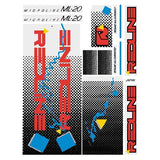 Redline - 1986 ML20 for chrome frame Decal set - Old school bmx - Bmx Products AU