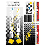 Redline - 1986 PL24 for red frame Decal set - Old school bmx - Bmx Products AU