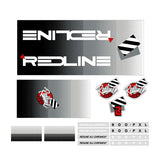 Redline - 1988 800 - PXL BILLY GRIGGS for chrome or black frame Decal set - Old school bmx - Bmx Products AU