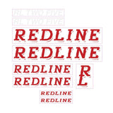 Redline - 1990 RL TWO FIVE Decal set - Red and White - Old school bmx - Bmx Products AU