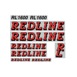 Redline - 1990 RL1600 Decal set - Red and Black - Old school bmx - Bmx Products AU