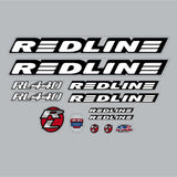 Redline - 1998 - RL440 for painted frames - Decal set - Old school bmx - Bmx Products AU