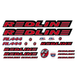 Redline - 1998 - RL444 for chrome frames - Decal set - Old school bmx - Bmx Products AU