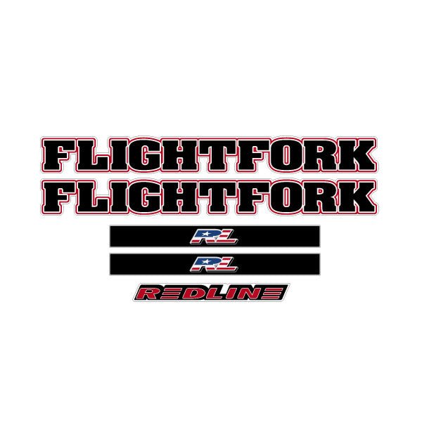 Redline - 1999 Flight Fork decals - Old school bmx - Bmx Products AU