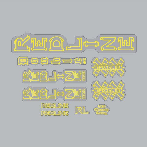 Redline - 2003 Double XX Special Edition Decal set - Old school bmx - Bmx Products AU