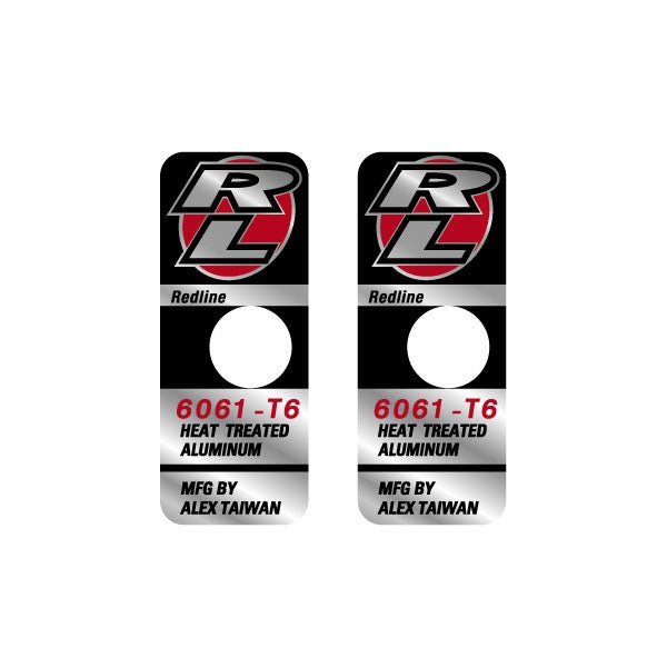 Redline - 90's Alex Heat - Treated 6061 rim decals - Old school bmx - Bmx Products AU