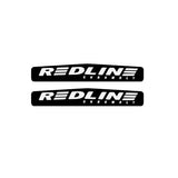 Redline - Monster crank decal set - Black with White - Bmx Products AU