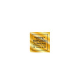 Reliance - Company Gold seat tube decal - old school bmx - Bmx Products AU