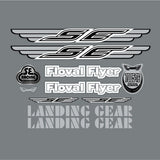 SE Racing - 2005 Floval Flyer decal set - for Red frame - Bmx Products AU
