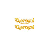 Selle Royale - "Aeroyal" seat side gold decals - old school bmx - Bmx Products AU