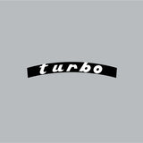 Selle Royale - "Turbo" seat rear decal - old school bmx - Bmx Products AU