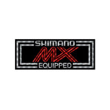 Shimano MX - Black Red - Prism decal - old school bmx - Bmx Products AU