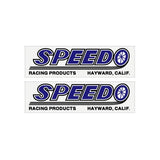 SPEEDO - Blue Purple bmx fork decals - old school bmx - Bmx Products AU