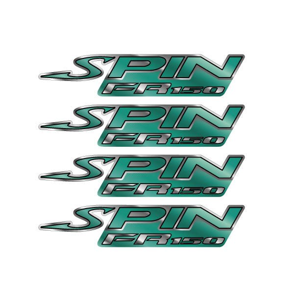 Spin Wheels - FR150 Rim decal set - old schol bmx - Bmx Products AU