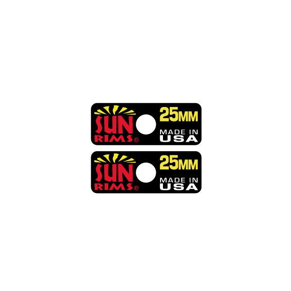 SUN - Rims 25mm - MADE IN USA decals - old school bmx - Bmx Products AU
