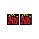 SUN - Rims square decals - old school bmx - Bmx Products AU