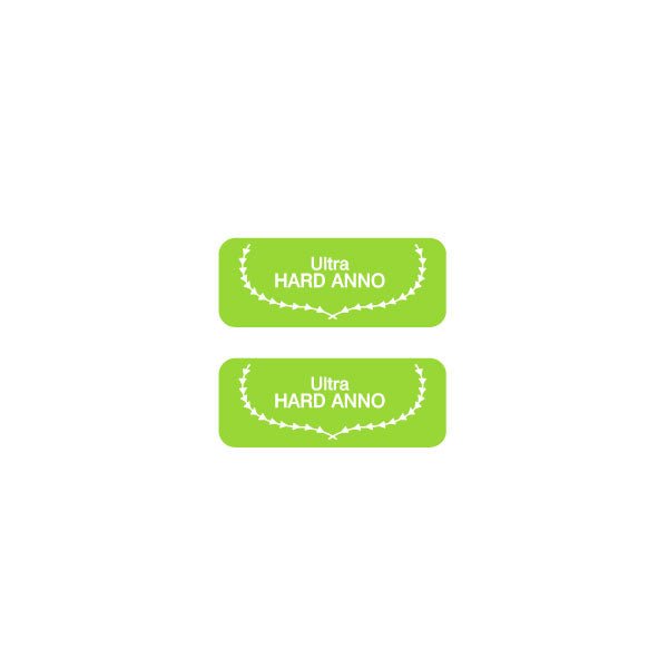 SUN - Ultra Hard ANNO decals - GREEN - old school bmx - Bmx Products AU