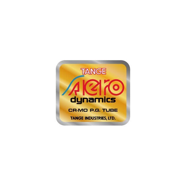 Tange - AERO DYNAMICS gold seat tube decal - old school bmx - Bmx Products AU