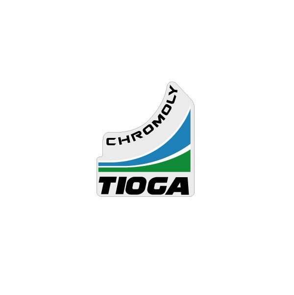 Tioga - Chromoly Freestyle post and bar decal - Old school bmx - Bmx Products AU