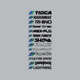 Tioga - MIXED decal SHEET - Old school bmx - Bmx Products AU