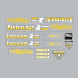 Torker - 1986 Torker 2 - 280 AIR Freestyle Yellow decal set - Bmx Products AU