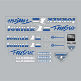 Torker - 1986 Torker 2 - 360 AIR Freestyle Blue decal set - Bmx Products AU