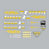 Torker - 1986 Torker 2 - 360 AIR Freestyle Yellow decal set - Bmx Products AU