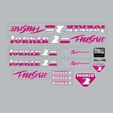 Torker - 1987 Torker 2 - 280 AIR Freestyle Magenta decal set - Bmx Products AU